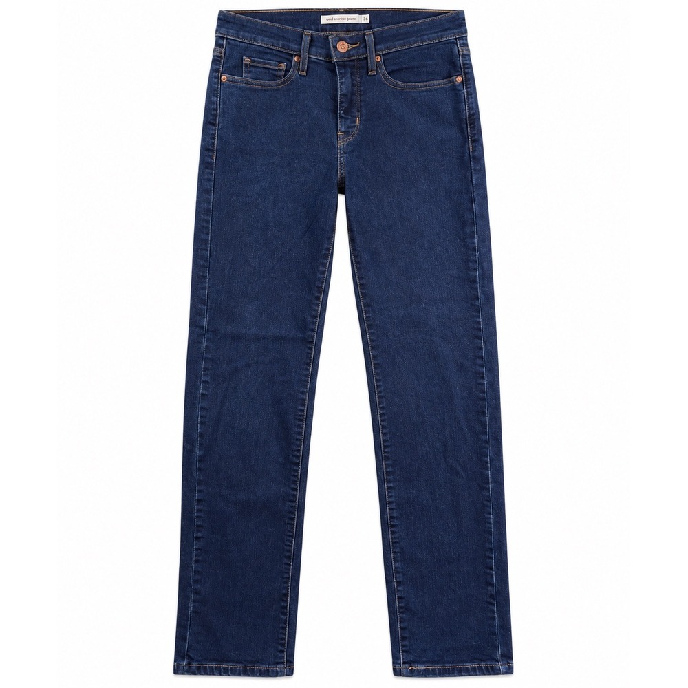 Levi's 314 Shaping Straight Jeans Women's 26 Dark Wash Stretch Denim